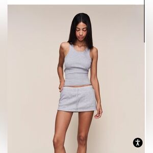 Danielle Guizio The Perfect Classic Tank Top Heather Grey